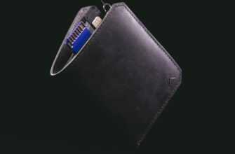 kaizen wallet, black leather wallet, slim wallet, crazy horse leather, minimalist wallet