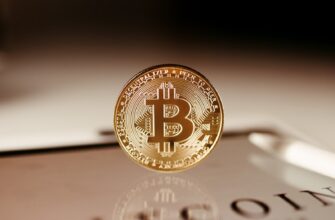 a coin on a table